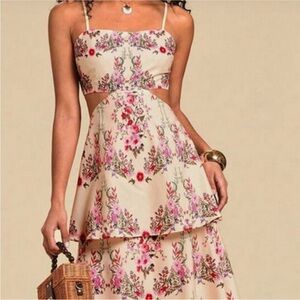 Spring summer dress.   Size 8. Boutique